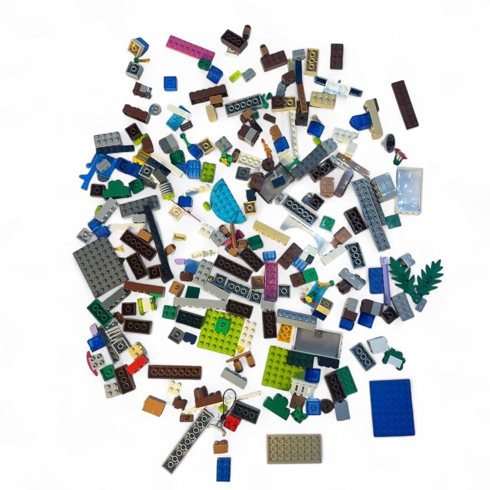 LEGO Bulk Lot of Assorted Bricks & Pieces Mixed Colors Genuine Building Blocks